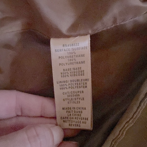 Max Studio Cognac Moto Jacket Medium - Picture 6 of 6